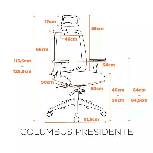 Cadeira Columbus Presidente