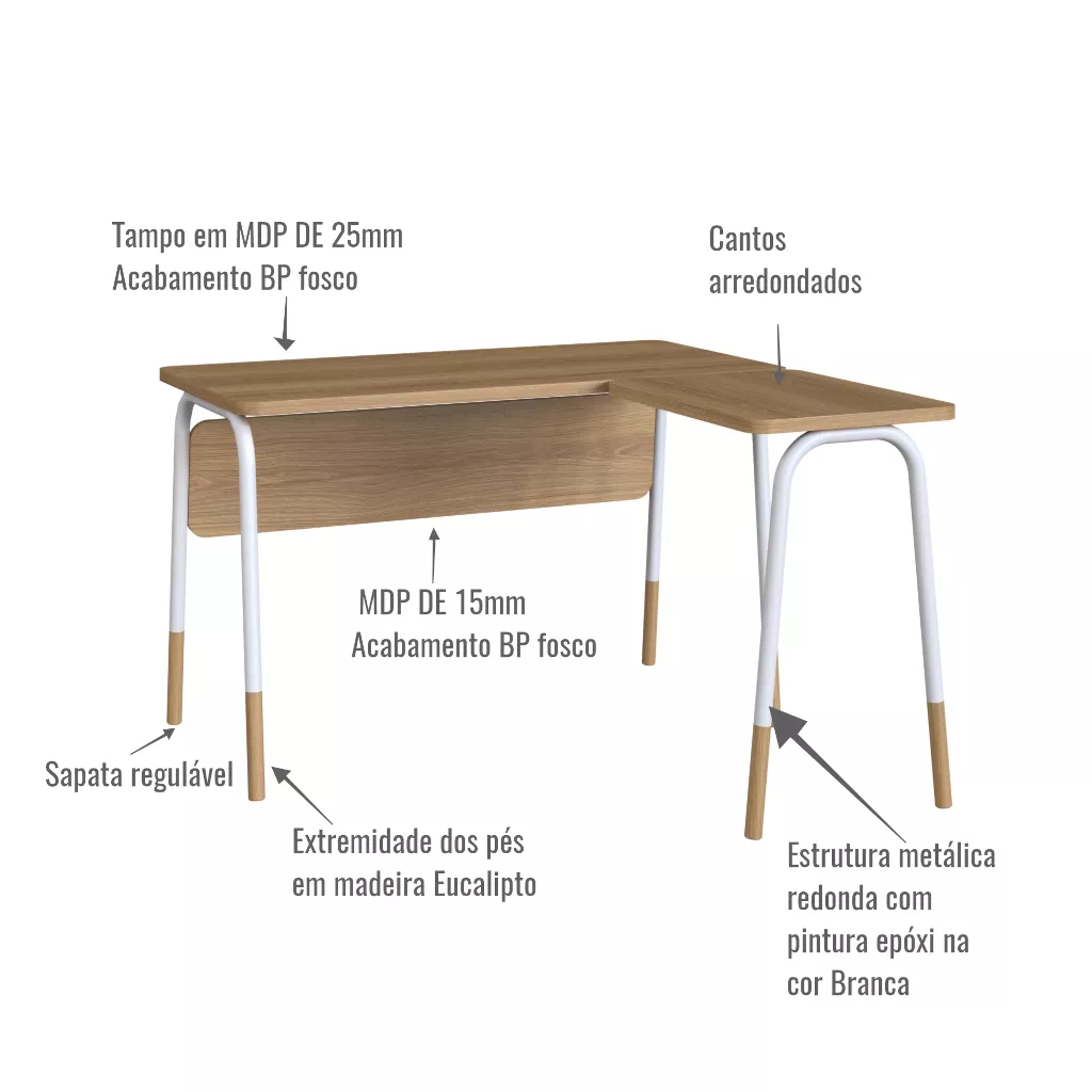 Estação De Trabalho Flexus 120cm
