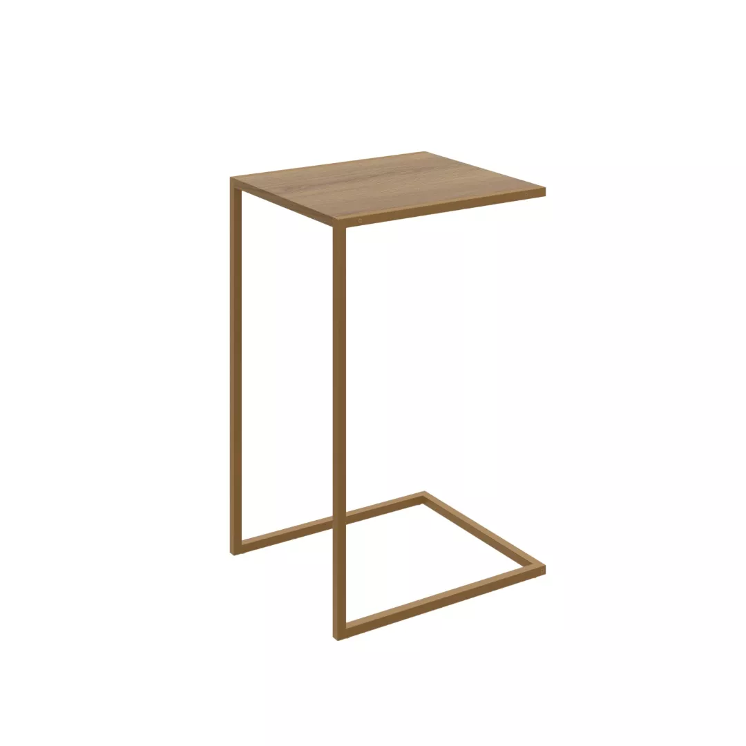 Mesa Lateral Tube Quadrada