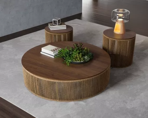 Mesa de Centro Cordone 80cm