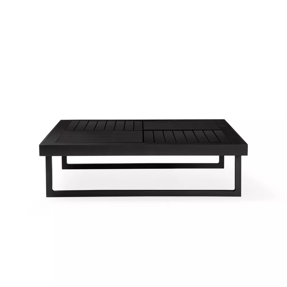 Mesa de Centro Trevo Tampo em Alumínio