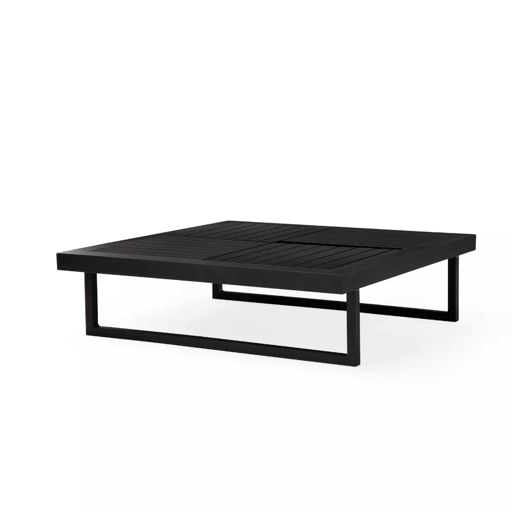 Mesa de Centro Trevo Tampo em Alumínio