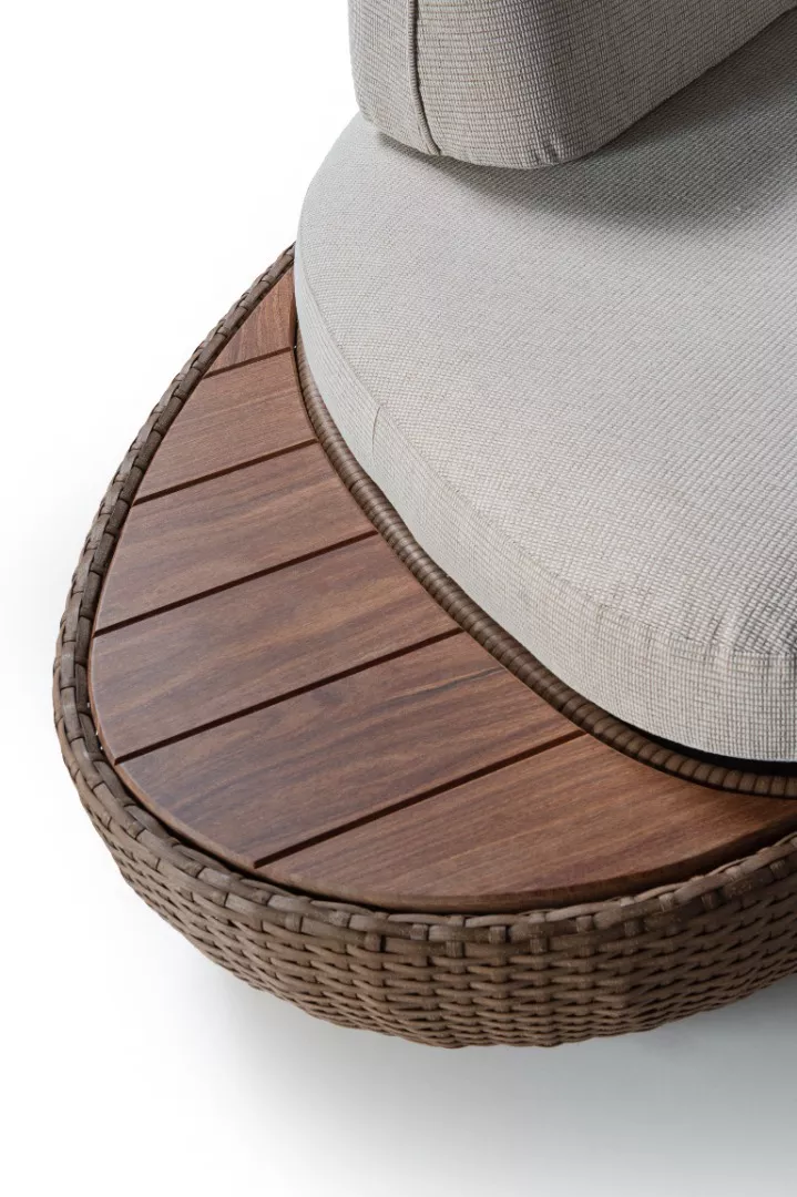 Módulo Menduím Lounge Com Mesa Lateral Menor (Lado Esquerdo ou Direito)