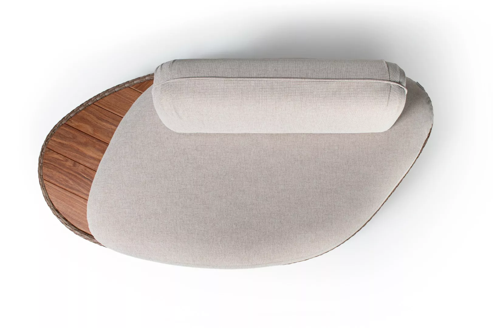 Módulo Menduím Lounge Com Mesa Lateral Menor (Lado Esquerdo ou Direito)