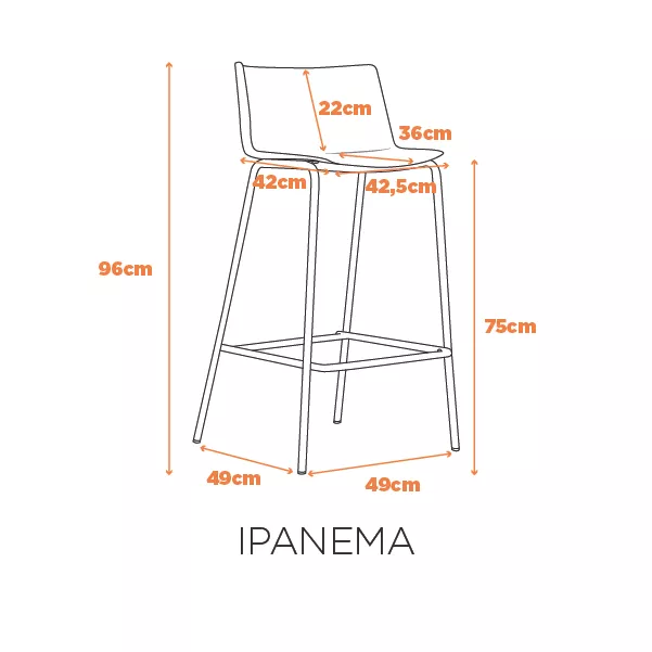 Banqueta Ipanema Alta