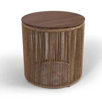 Mesa Lateral Cordone Alta Com Cordão de Algodão