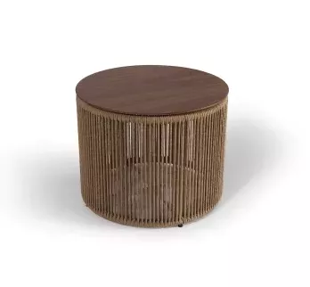Mesa Lateral Cordone Média Com Cordão de Algodão