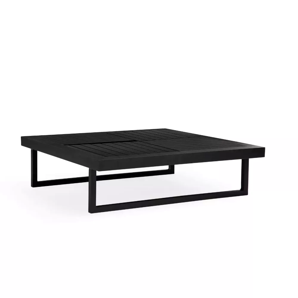 Mesa de Centro Trevo Tampo em Alumínio